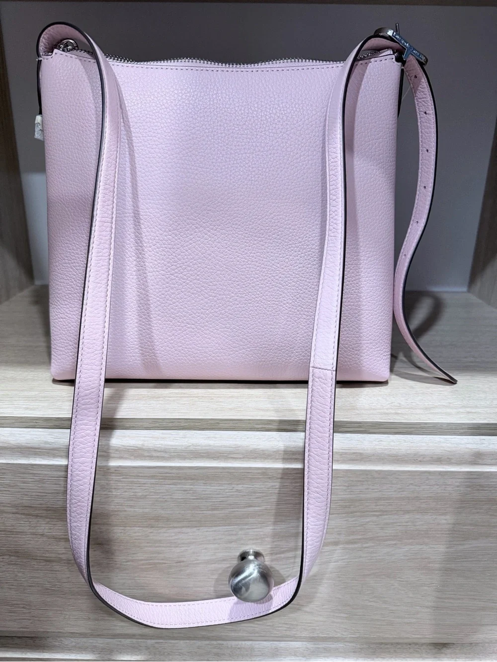 Kate Spade Pale Pink Tutu Leather Crossbody Bag NWT